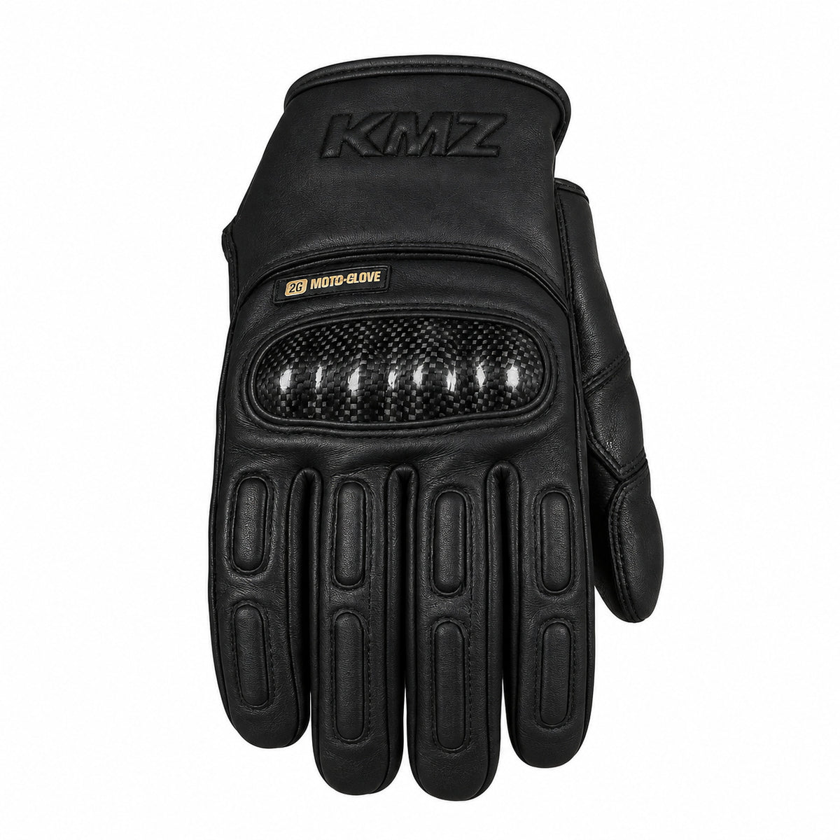Guantes Moto Calle Leather II Negro KMZ