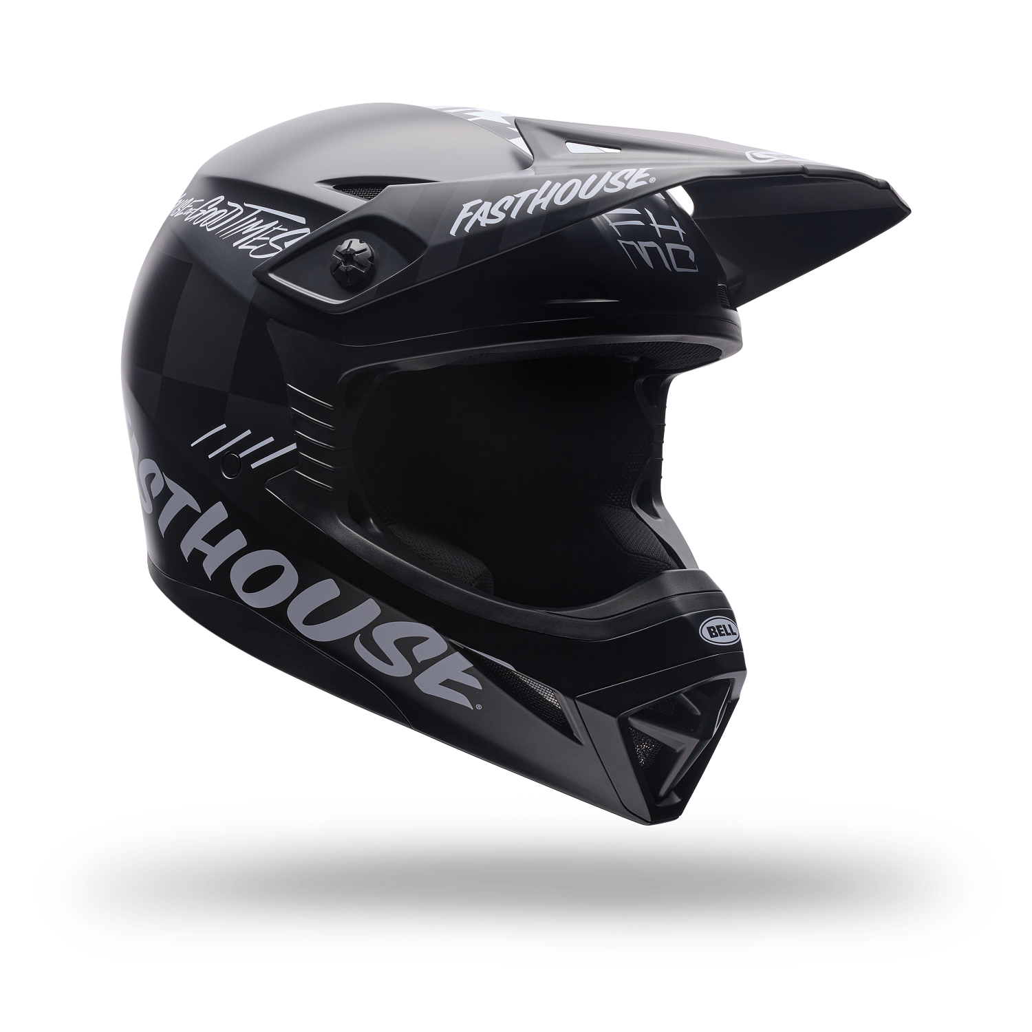 Casco Moto Mx-10 Mips FH Goodtimes Negro Mate Bell