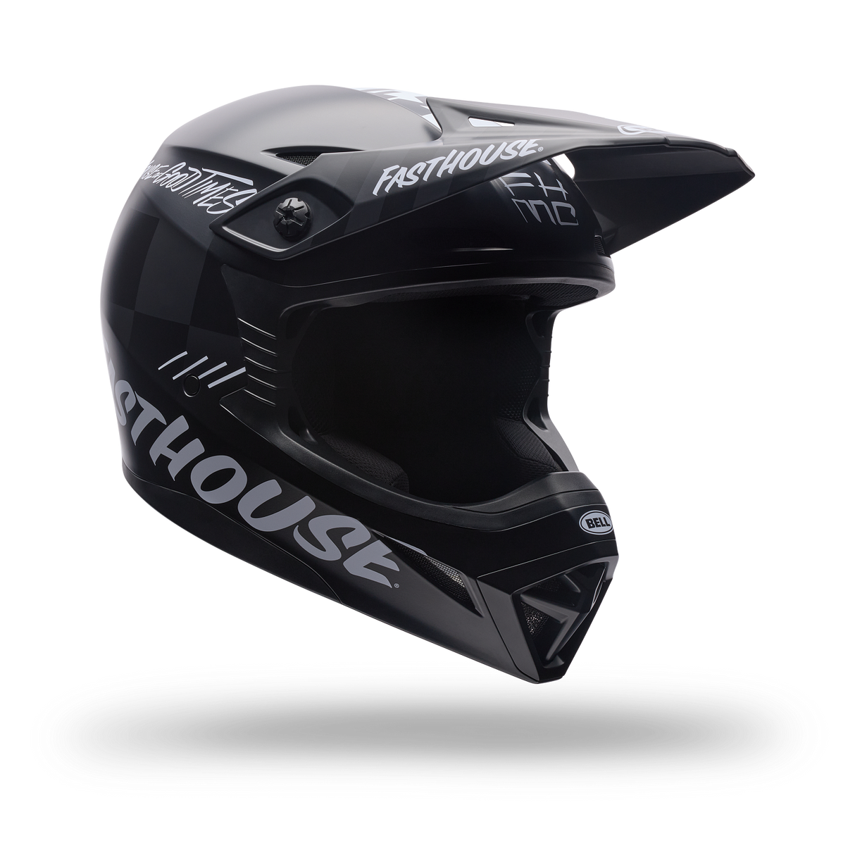 Casco Moto Mx-10 Mips FH Goodtimes Negro Mate Bell