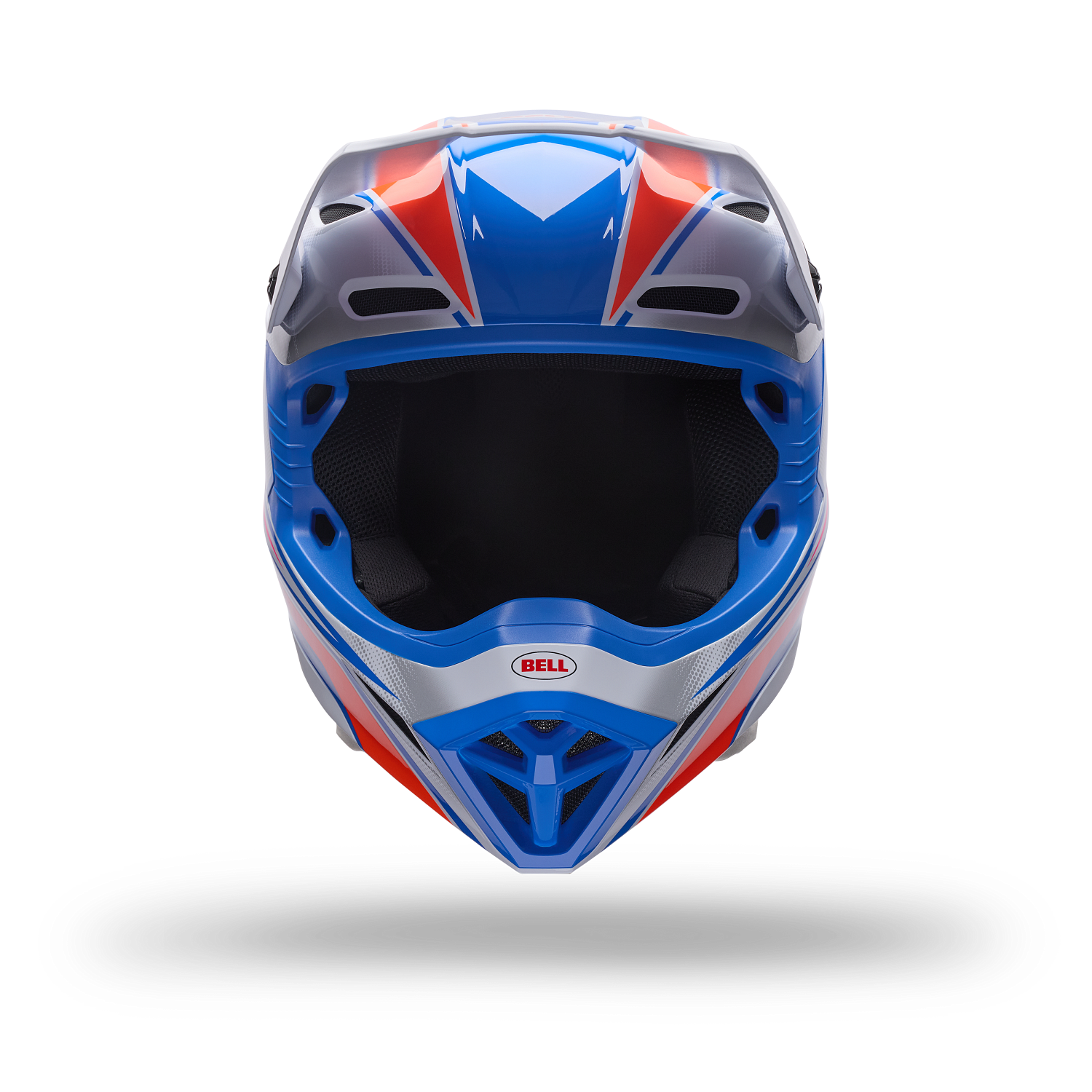 Casco Moto Mx-10 Mips Speedway Blanco/Azul Bell