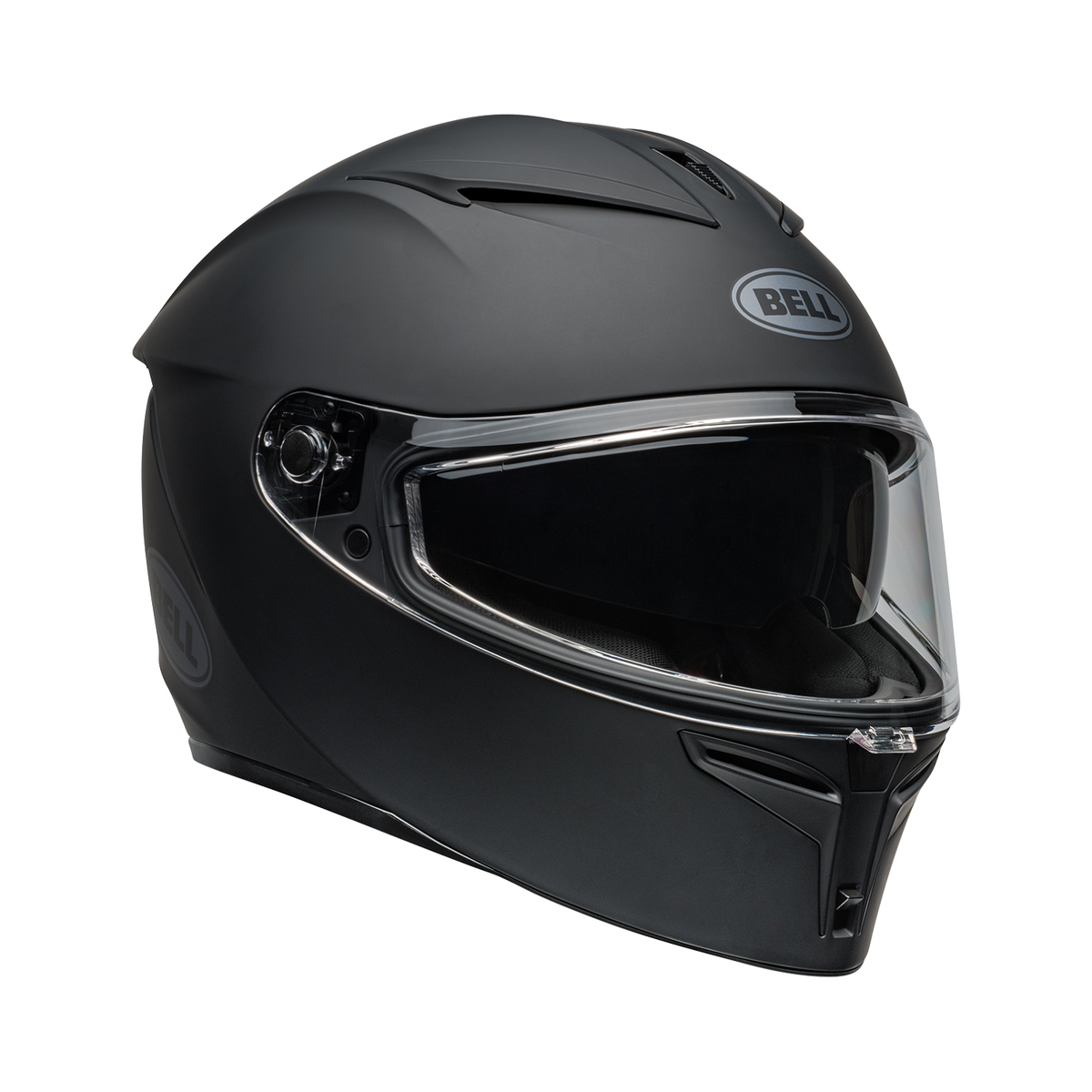 Casco Moto Calle Lithium Solid Negro Bell