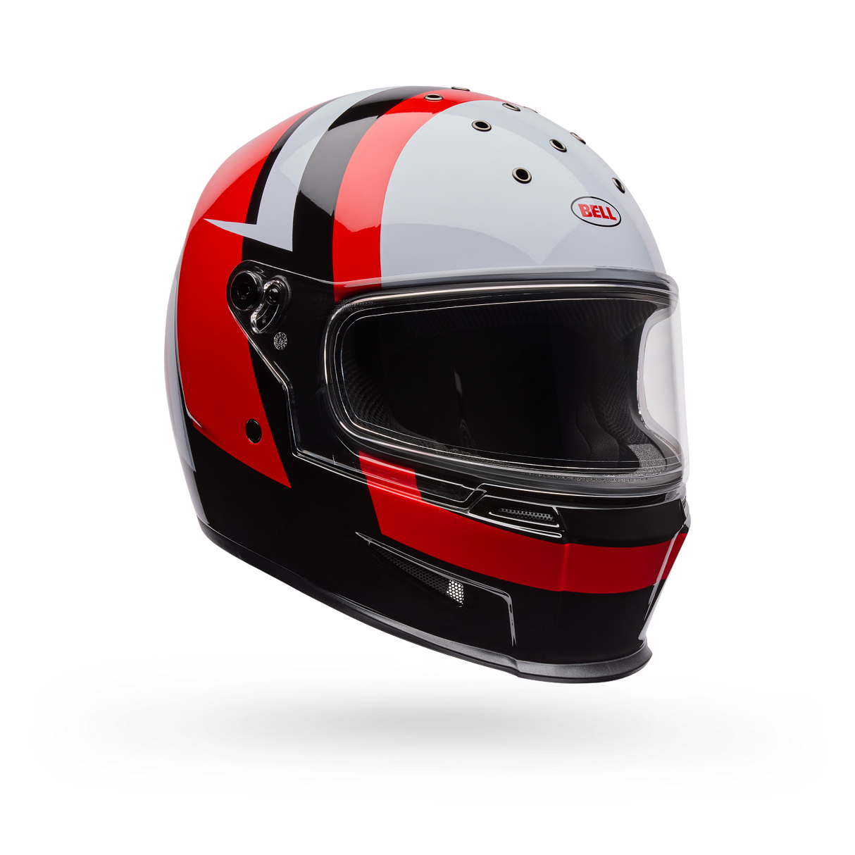 Casco Moto Calle Eliminator Sidetrack Rojo/Negro Bell