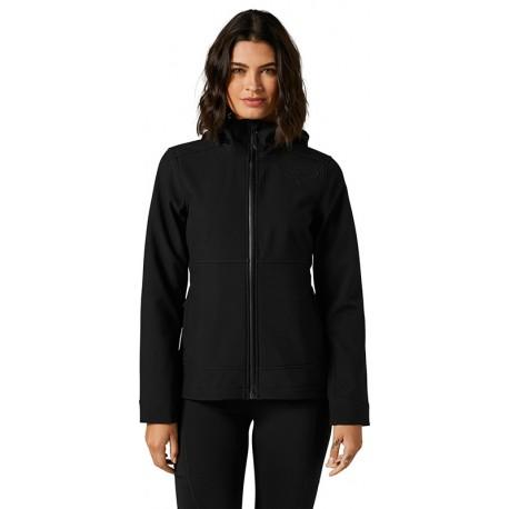 Chaqueta Lifestyle Mujer Softshell Pit Negro Fox - Negro / L