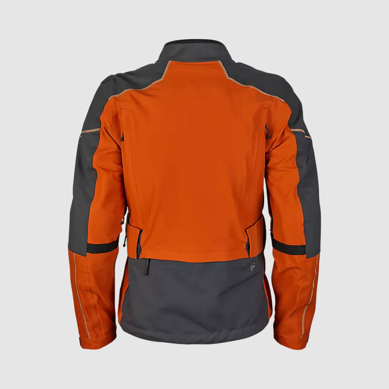 Chaqueta Moto Defend GORE-TEX ADV Impermeable Naranjo Fox
