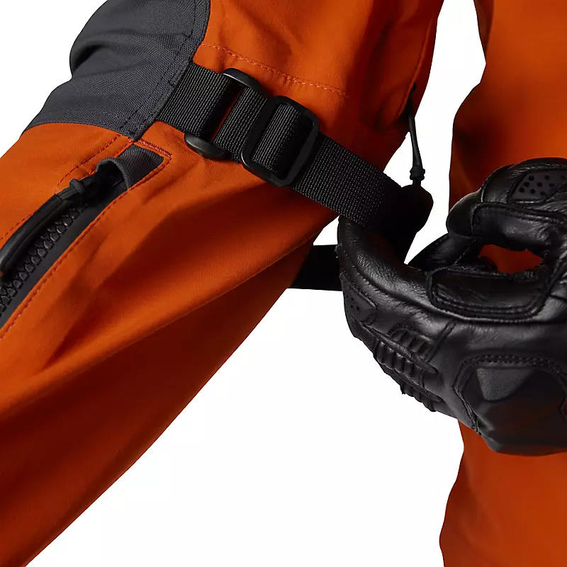 Chaqueta Moto Defend GORE-TEX ADV Impermeable Naranjo Fox