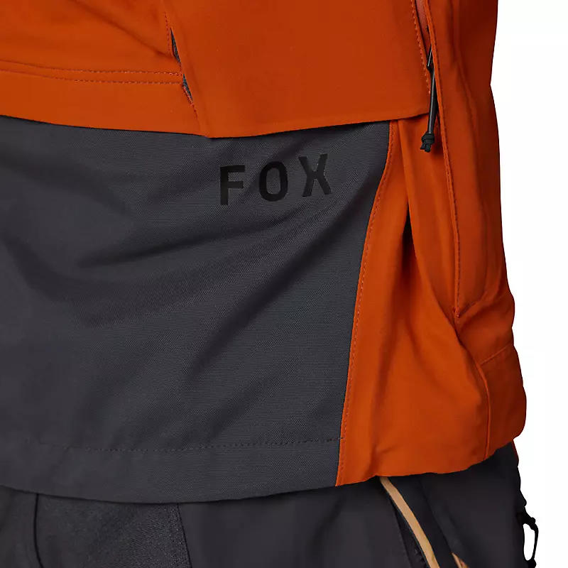 Chaqueta Moto Defend GORE-TEX ADV Impermeable Naranjo Fox