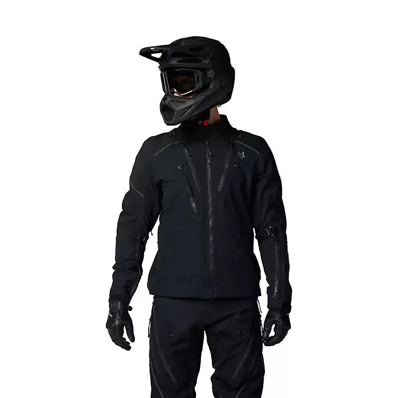 Chaqueta Moto Defend GORE-TEX ADV Impermeable Negro Fox