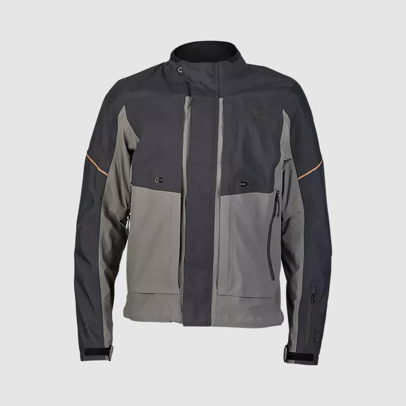 Chaqueta Moto Ranger GORE-TEX ADV Impermeable Gris Fox — Trailstore.cl
