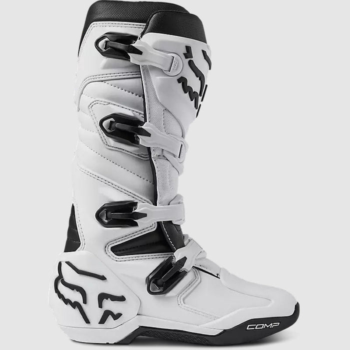 Botas Moto Comp Blanco Fox —