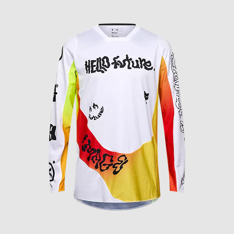 チロ Polera Moto 180 Hello Future Blanco Fox – Trailstore.cl