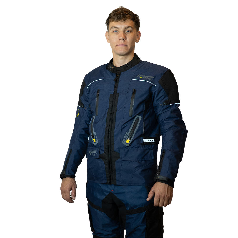 Chaqueta Moto Calle Prime Nomad Azul Kmz - Azul / S