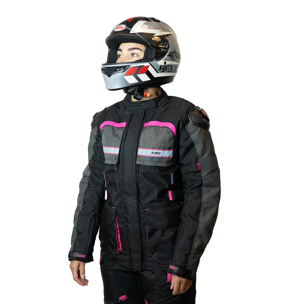 Chaqueta Moto Calle Mujer Overdrive Nomad Negro Kmz - Negro / S