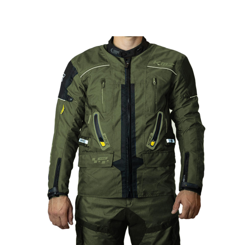 Chaqueta Moto Calle Prime Nomad Verde Kmz - Verde / S