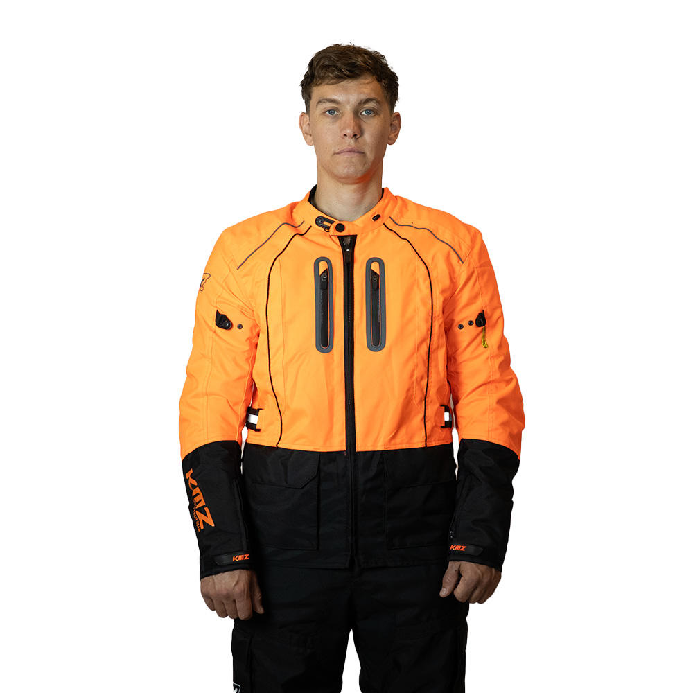 Chaqueta Moto Calle Savage Nomad Naranjo Kmz - Naranja / S