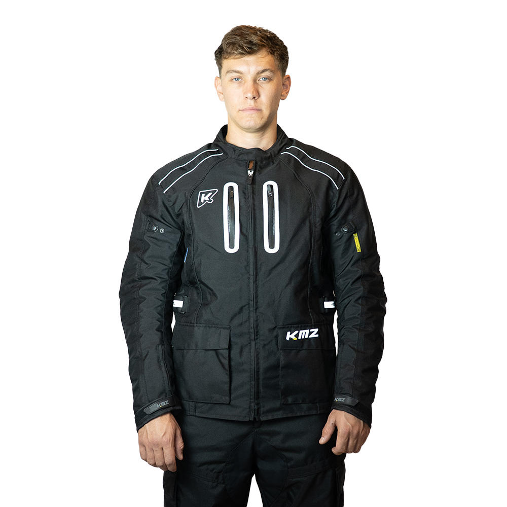 Chaqueta Moto Calle Rogue Nomad Negro Kmz - Negro / XL