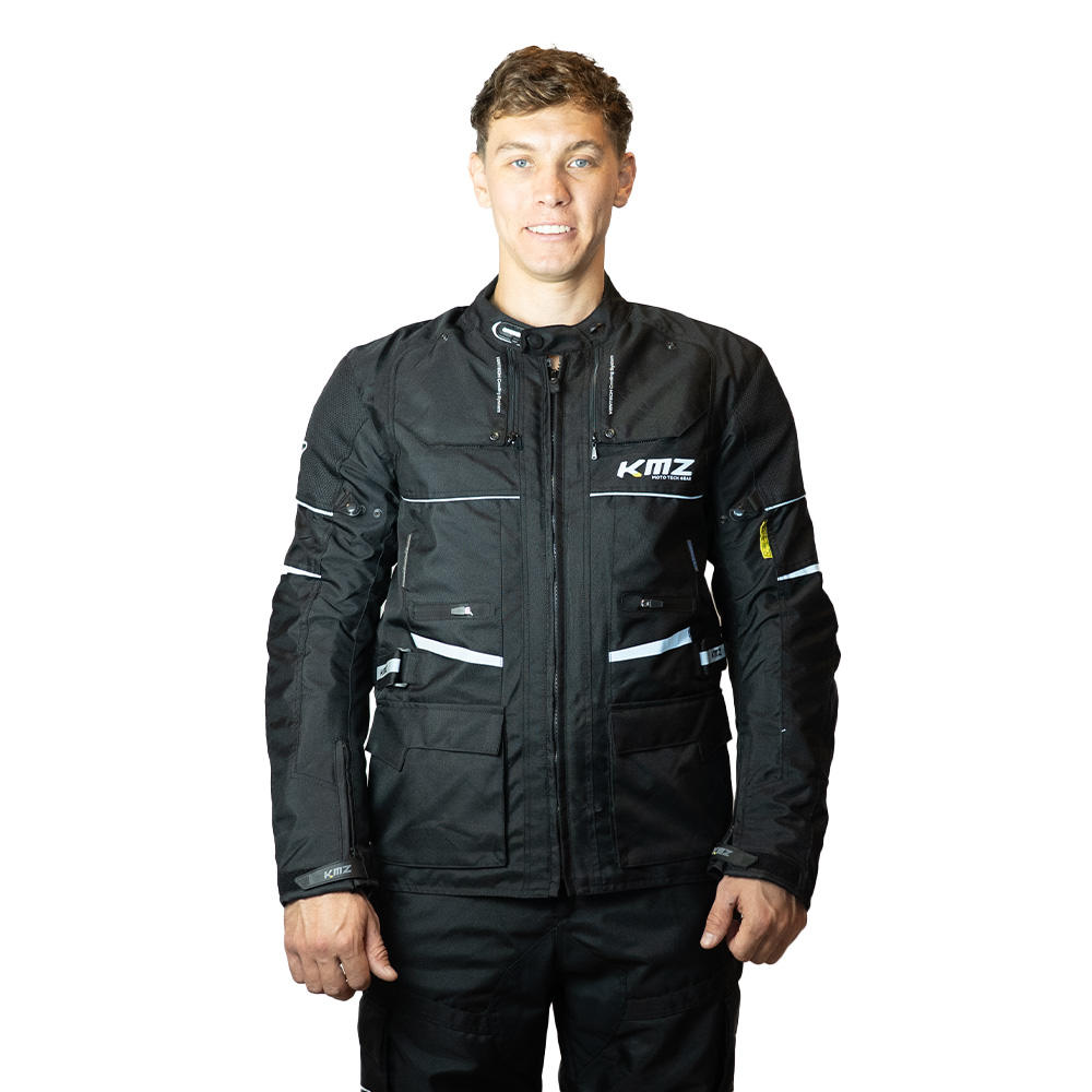 Chaqueta Moto Calle Core Nomad Negro Kmz - Negro / S