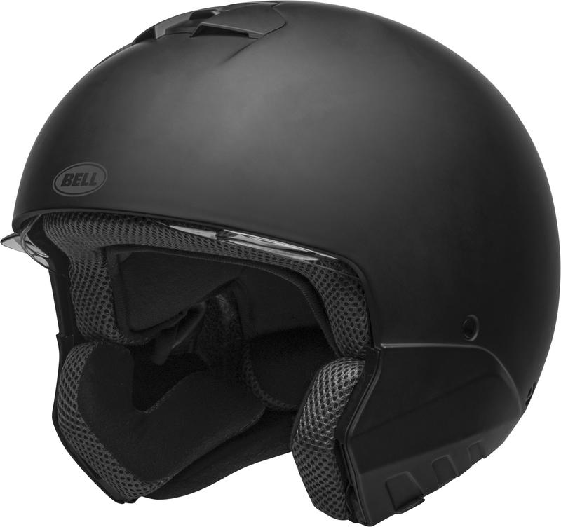 CASCO BROOZER NEGRO MATE L