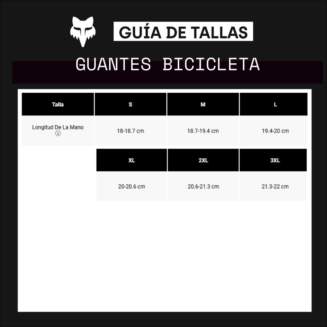 Guantes Bicicleta Ranger Water Negro Fox – Trailstore.cl