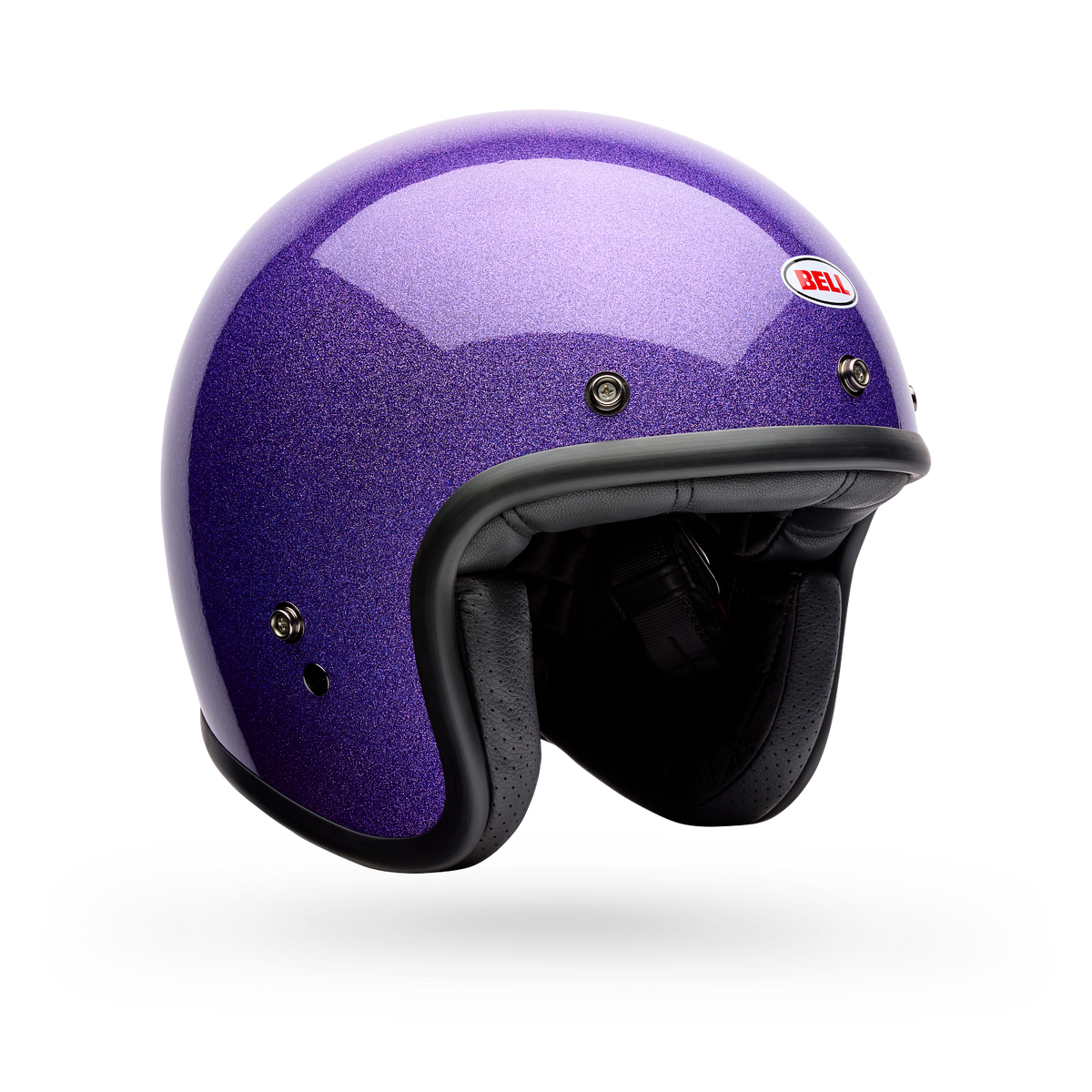 Casco Moto Calle TS Custom 500 Flake Morado Bell