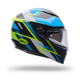 Casco Moto Calle Lithium Mips Kinetic Azul Vapor Bell