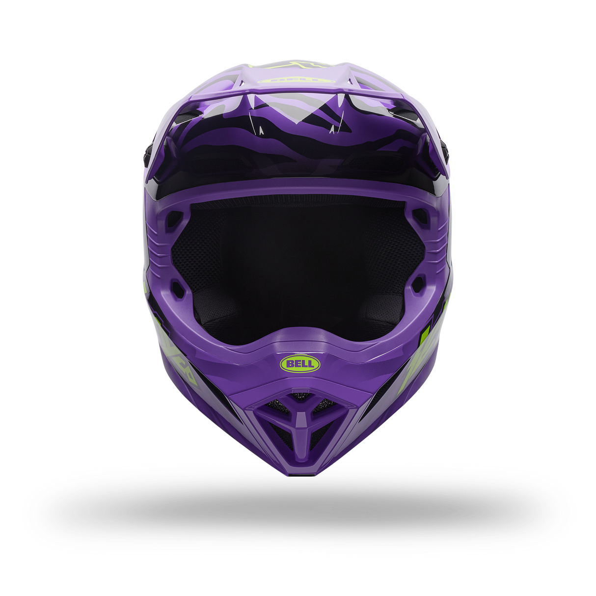 Casco Moto Mx-10 Mips Amber Negro/Morado Bell
