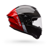 Casco Moto Calle Racestar DLX Flex Strike Rojo/Negro Bell