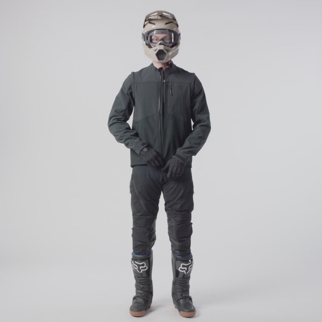 Chaqueta Moto Ranger Offroad Softshell Beige Fox
