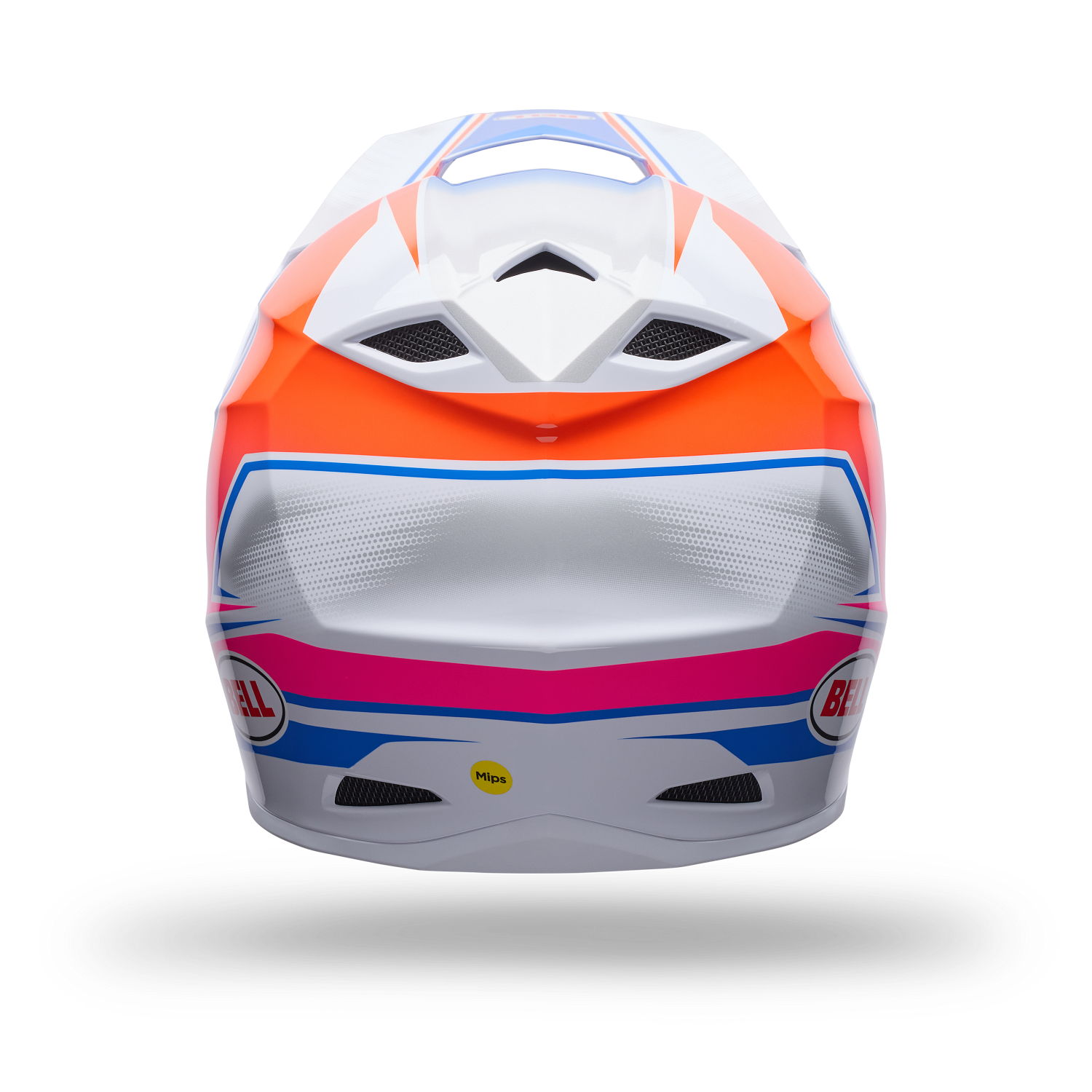 Casco Moto Mx-10 Mips Speedway Blanco/Azul Bell