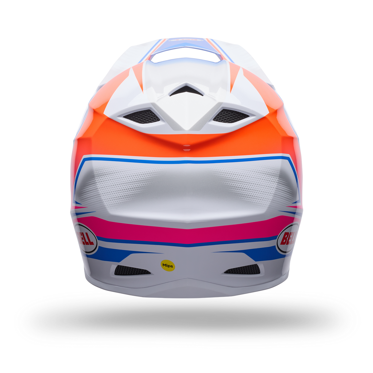 Casco Moto Mx-10 Mips Speedway Blanco/Azul Bell