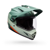 Casco Moto Calle MX-9 ADV Trail Verde/Naranjo Bell
