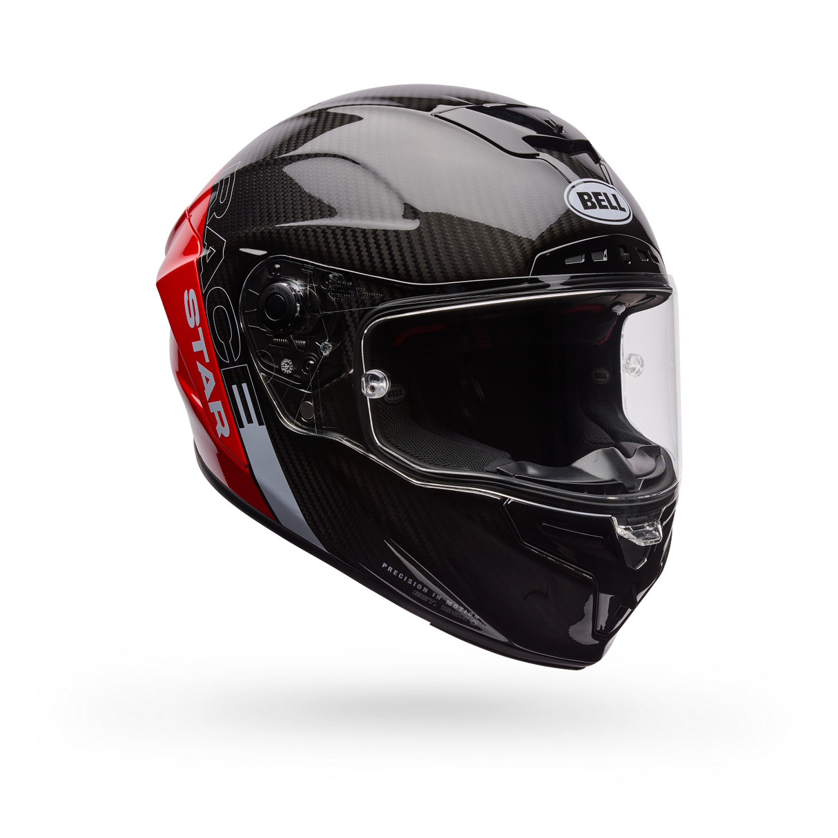 Casco Moto Calle Racestar DLX Flex Strike Rojo/Negro Bell