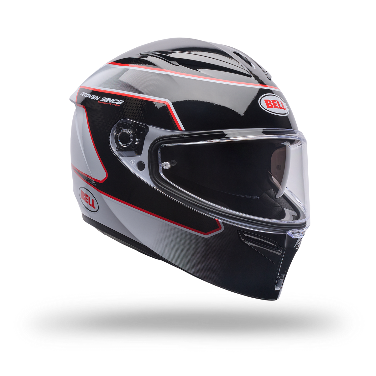 Casco Moto Calle Lithium Mips Flux Blanco/Negro Bell