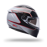 Casco Moto Calle Lithium Mips Flux Blanco/Negro Bell
