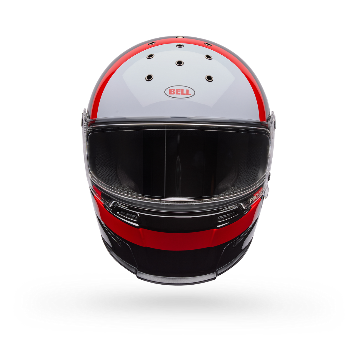 Casco Moto Calle Eliminator Sidetrack Rojo/Negro Bell