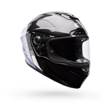 Casco Moto Calle Race Star DLX Flex Strike Blanco/Negro Bell
