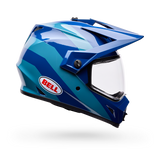 Casco  Moto Calle  Mx-9 Adv Motion Azul Bell