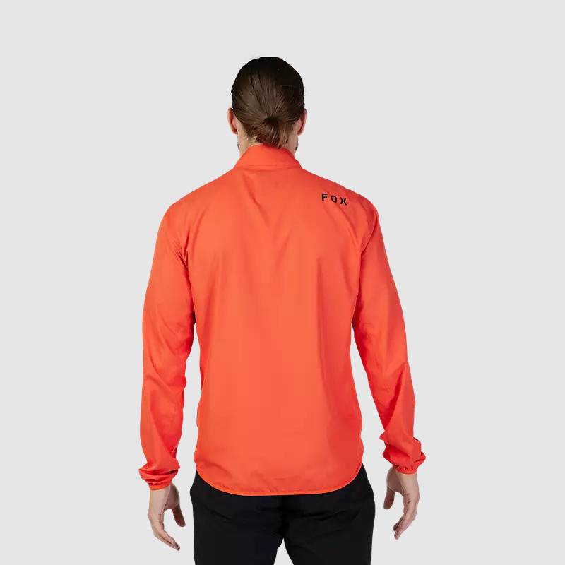 Chaqueta Cortavientos Bicicleta Ranger Naranjo Fox – Trailstore.cl