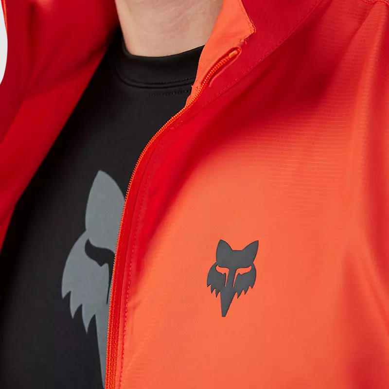 Chaqueta Cortavientos Bicicleta Ranger Naranjo Fox – Trailstore.cl