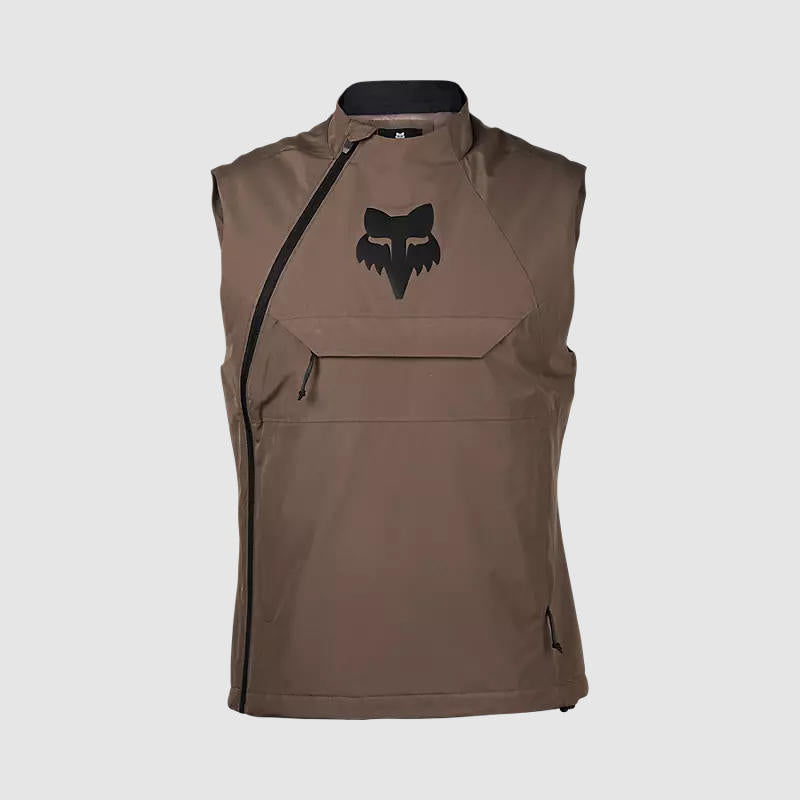 Chaqueta Moto Cortavientos Ranger Off Road Sin Mangas Cafe Fox - Café / XL